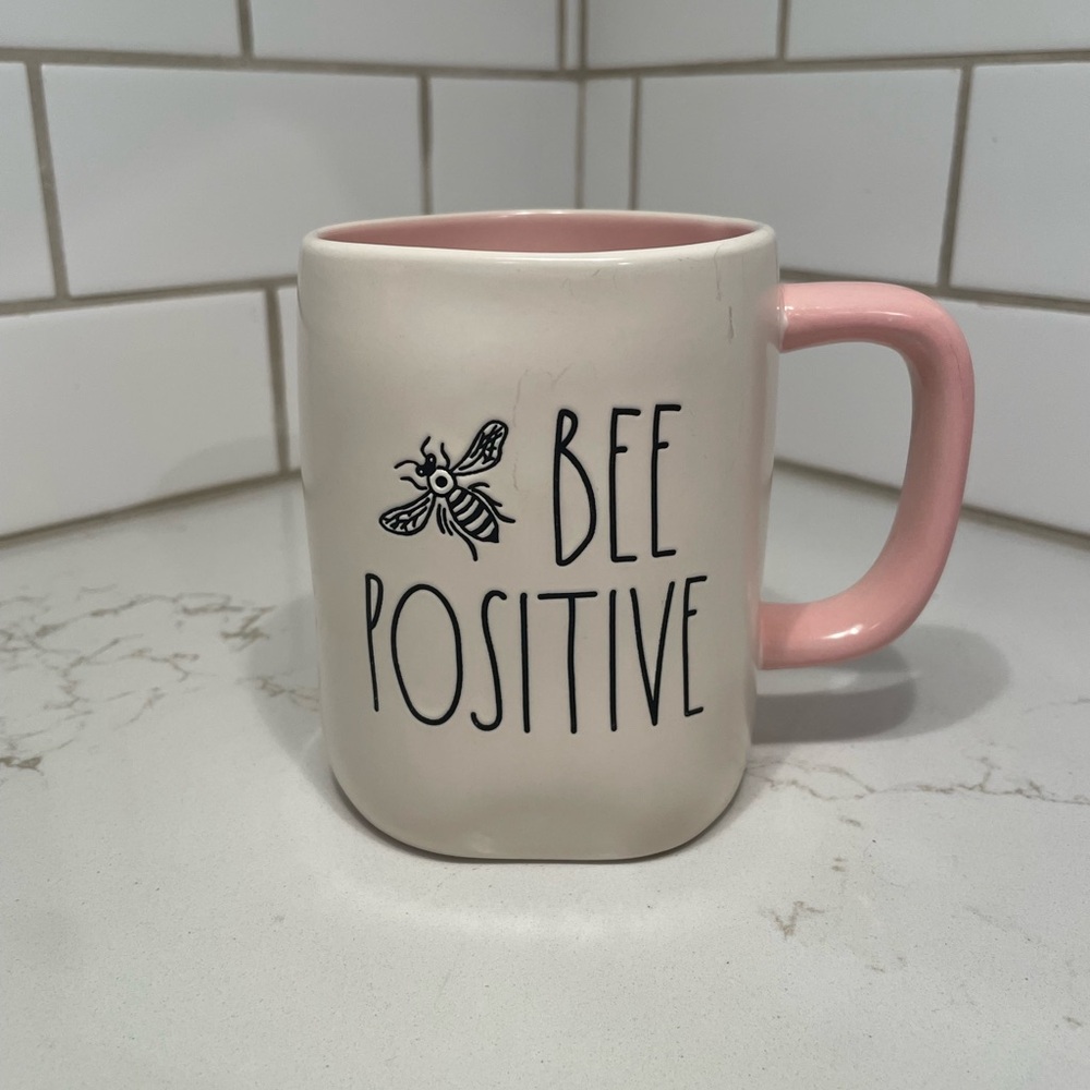 Rae Dunn Bee Positive Mug